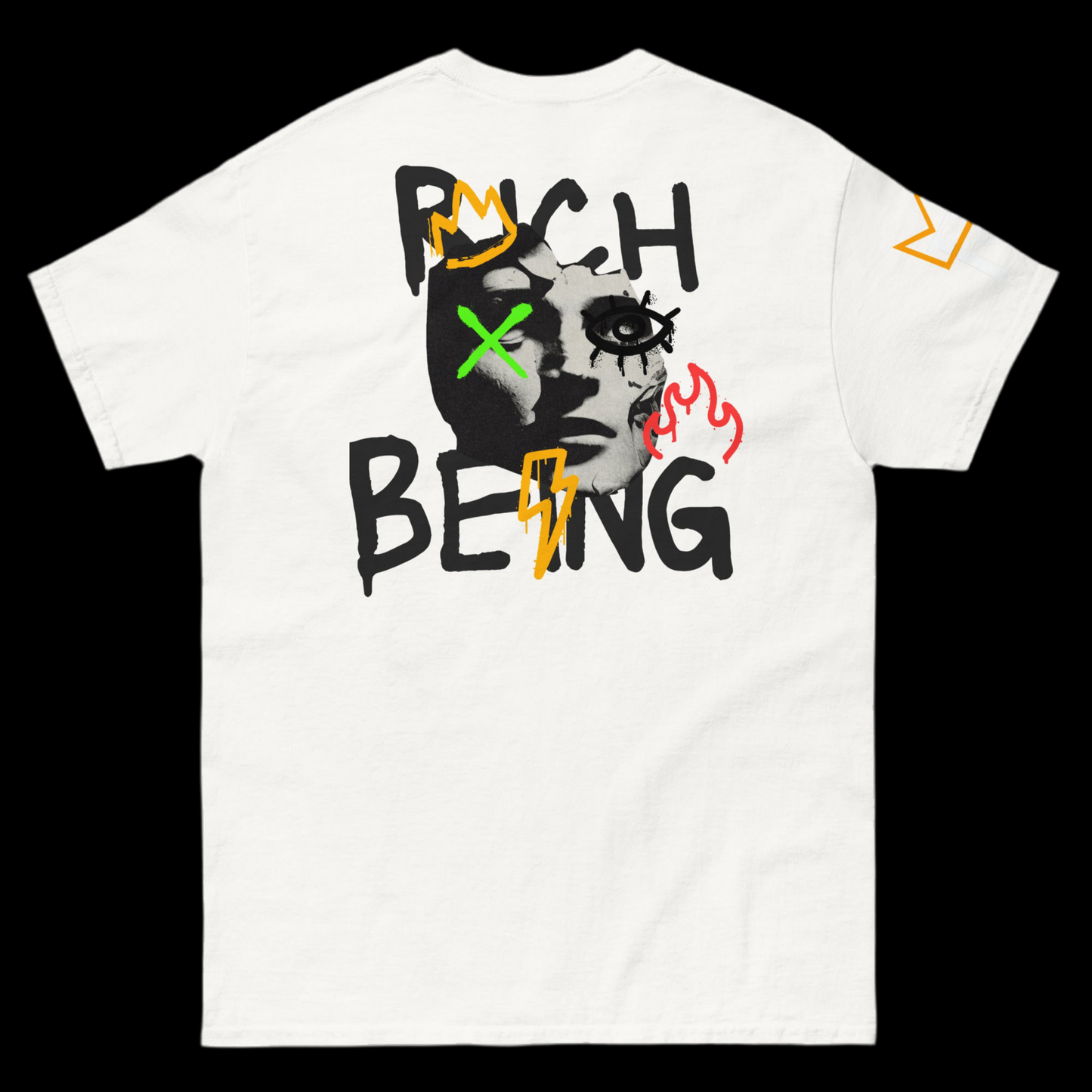 RICH ABSTRACT TEE