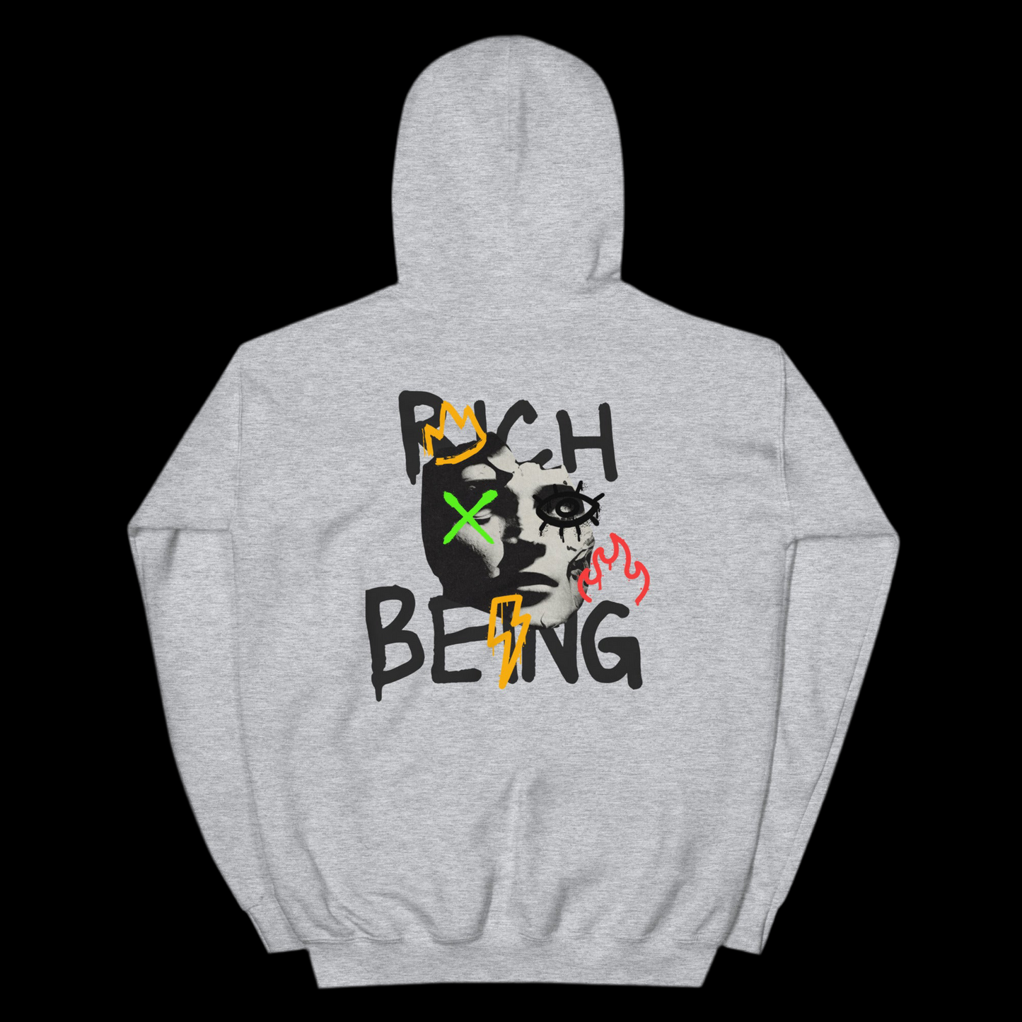 RICH ABSTRACT HOODIE