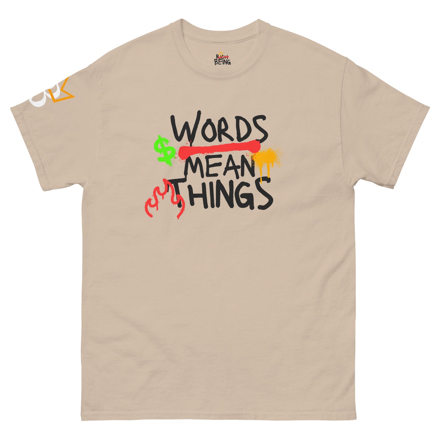RICH ABSTRACT TEE