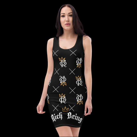 RICH BEING PRINT DRESS