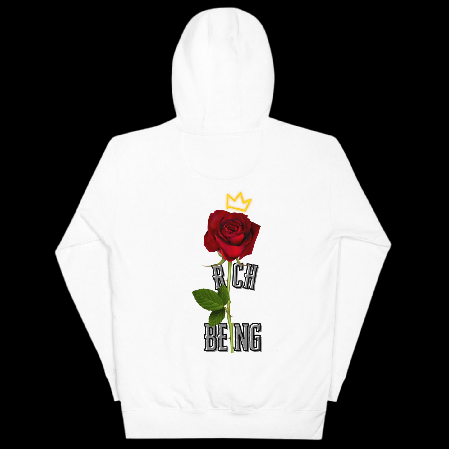 RICH BEING ROSE HOODIE