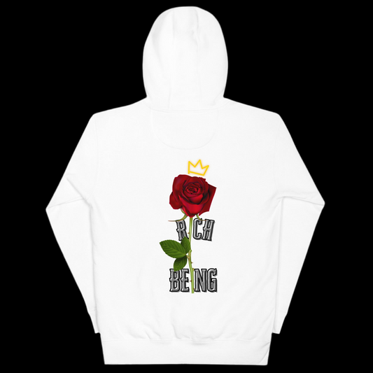 RICH BEING ROSE HOODIE