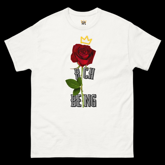RICH BEING ROSE TEE